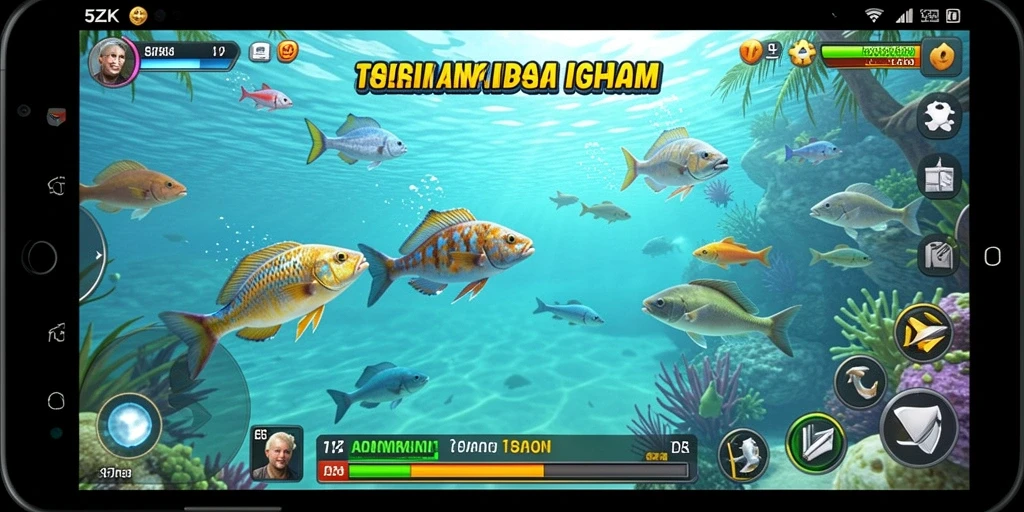 Tampilan gameplay menarik dari 5ZK dengan tembak ikan yang seru.