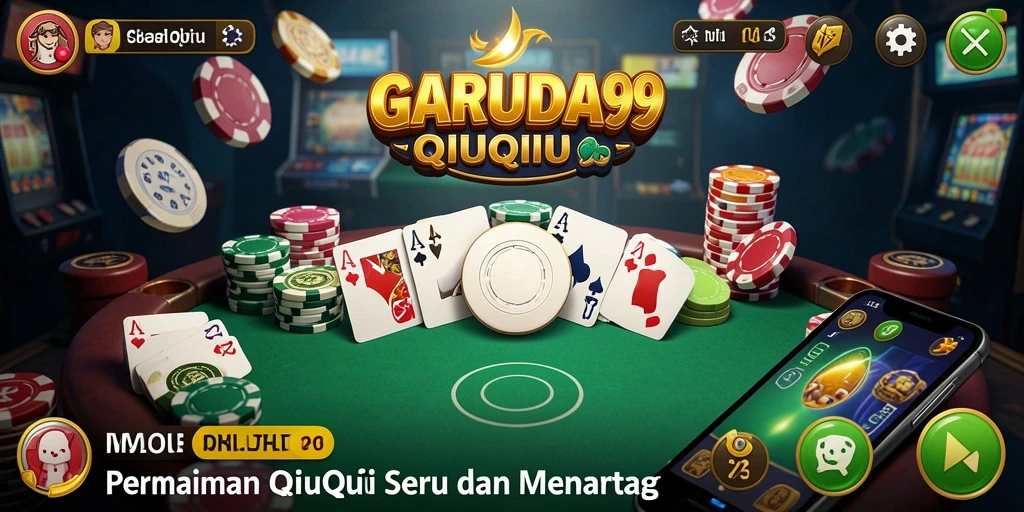 Screenshot gameplay QiuQiu GARUDA999 yang menarik dan dinamis.