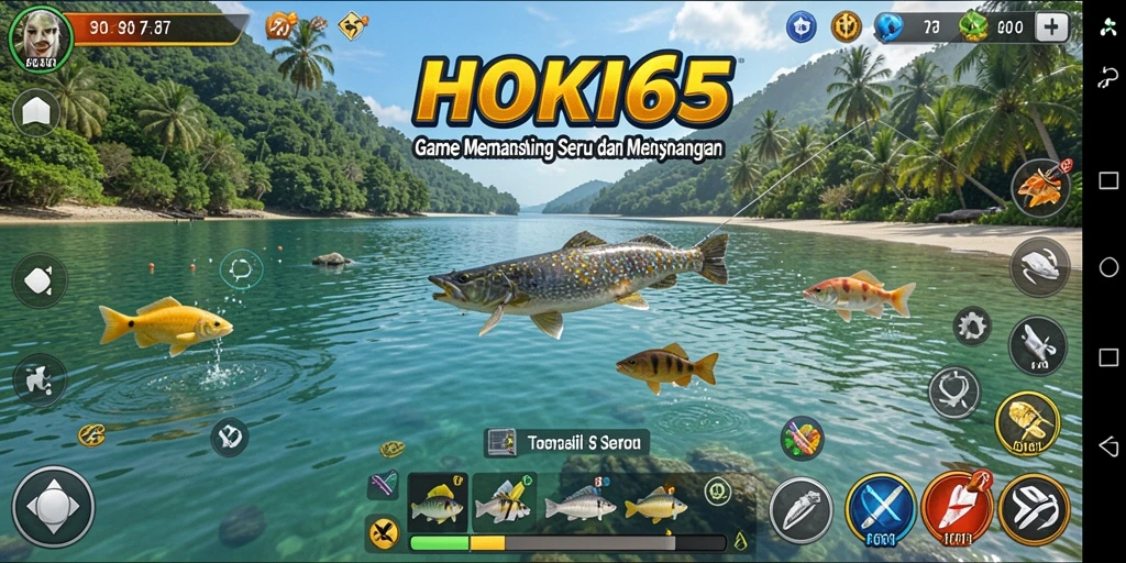 Screenshot HOKI65 menampilkan multiplayer fishing gameplay yang seru dan interaktif.