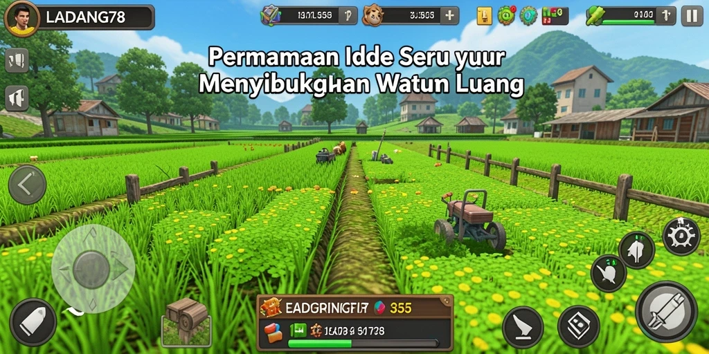 Gameplay menarik dalam <strong>LADANG78</strong> dengan ladang yang berkembang.