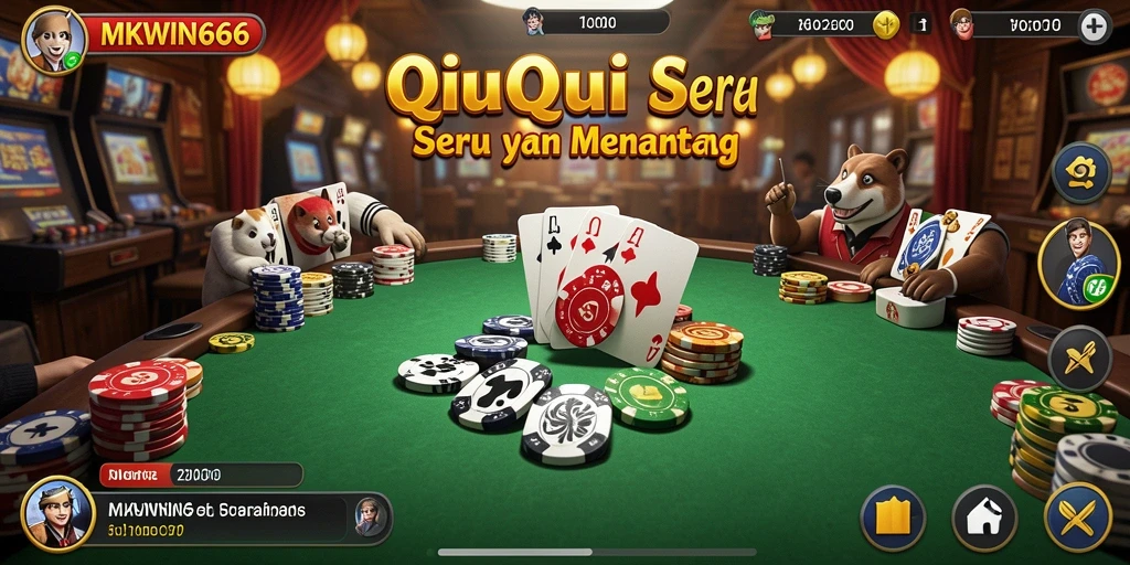 Screenshot gameplay QiuQiu MKWIN666 yang seru.