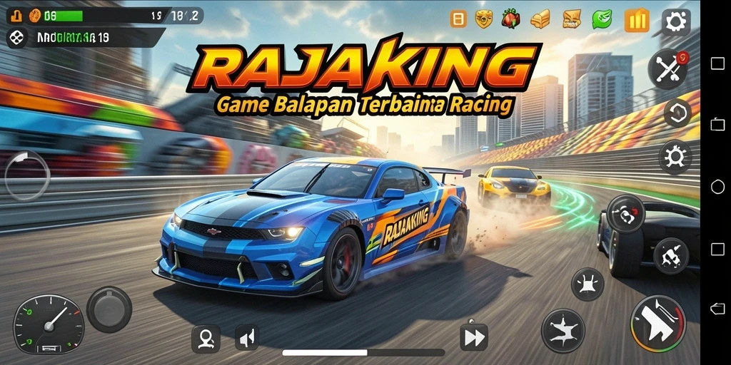 Gameplay seru dan mendebarkan dalam RAJAKING.