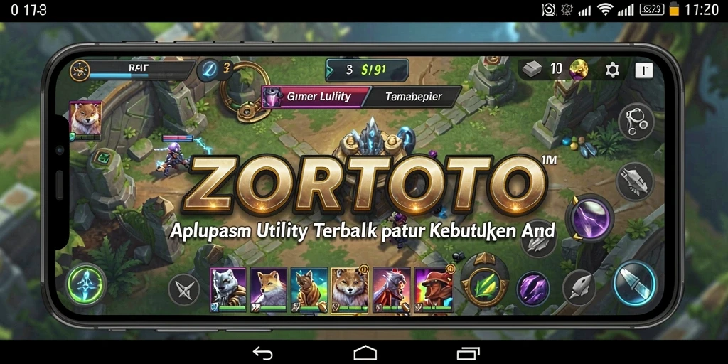 Screenshot utama ZORTOTO menampilkan antarmuka pengguna yang intuitif dan fungsional.